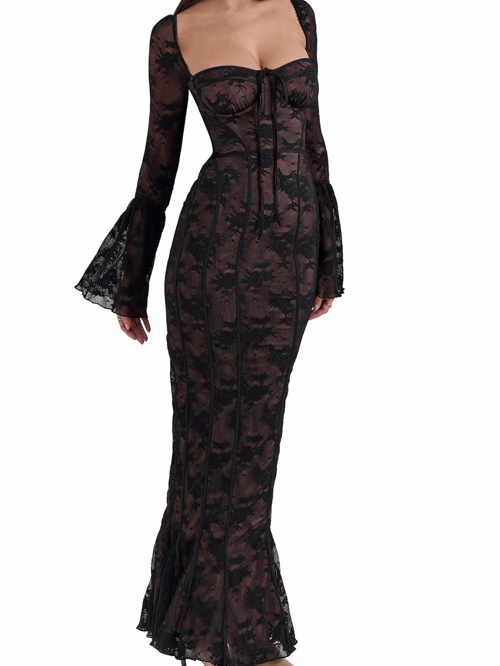 House of CB 'Delilah' dress Black Large - Picture 2 of 9